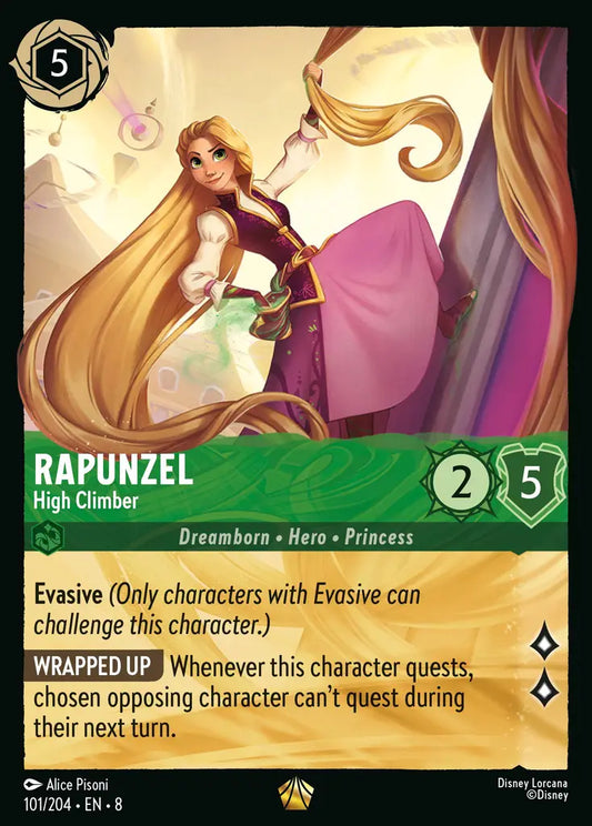 Rapunzel - High Climber - 101/204 - Legendary - Reign of Jafar - Disney Lorcana