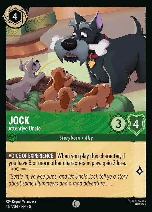 Jock - Attentive Uncle - 112/204 - Common - Reign of Jafar - Disney Lorcana