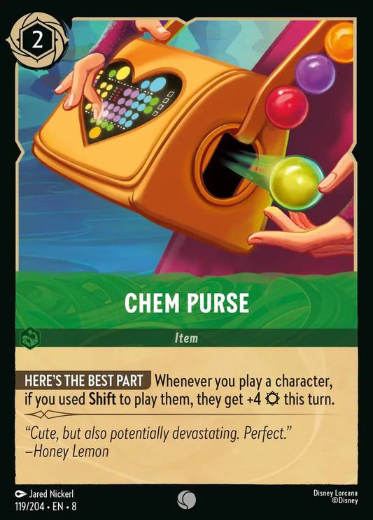 Chem Purse - 119/204 - Common - Reign of Jafar - Disney Lorcana