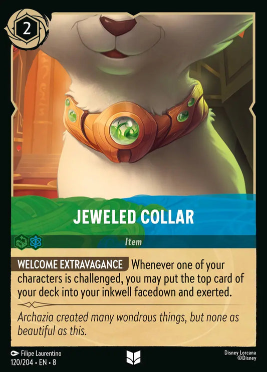 Jeweled Collar - 120/204 - Uncommon - Reign of Jafar - Disney Lorcana