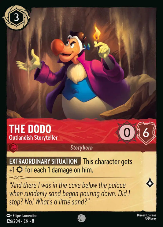 The Dodo - Outlandish Storyteller - 126/204 - Common - Reign of Jafar - Disney Lorcana