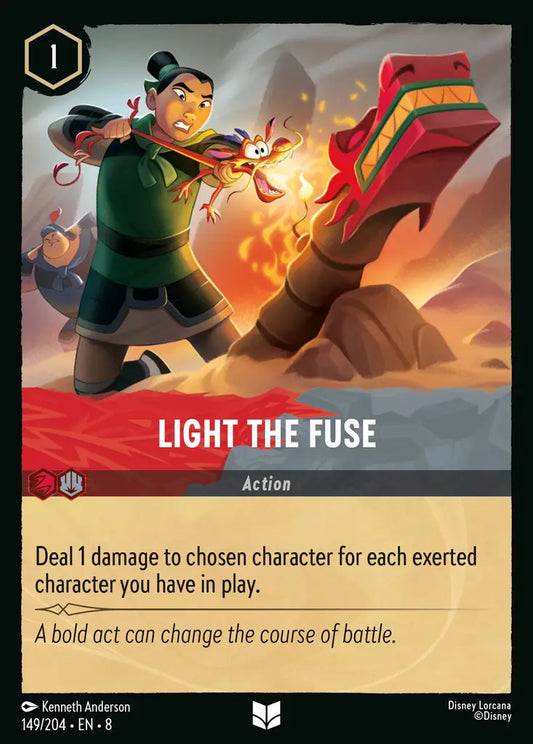 Light the Fuse - 149/204 - Uncommon - Reign of Jafar - Disney Lorcana