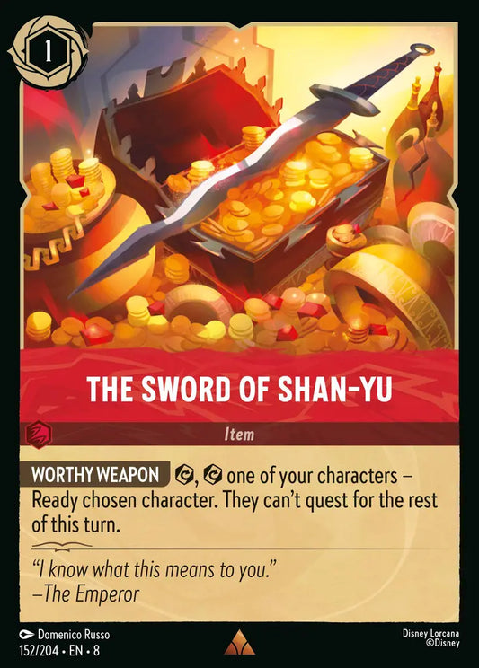 The Sword of Shan Yu - 152/204 - Rare - Reign of Jafar - Disney Lorcana