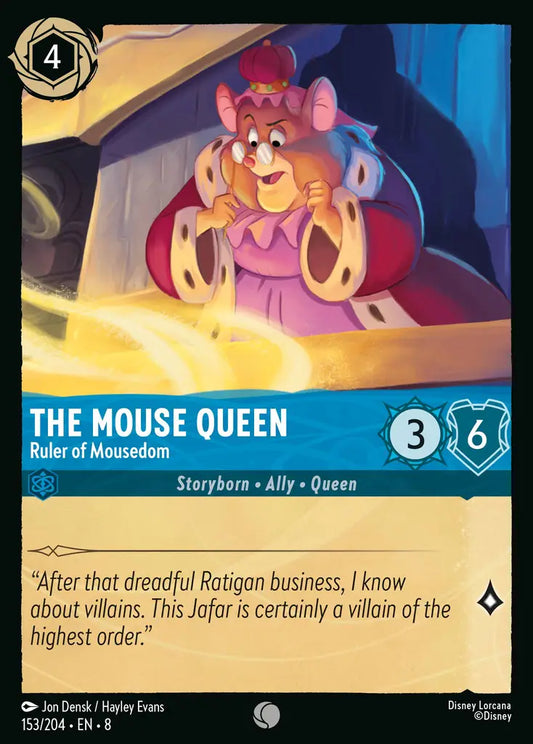 The Mouse Queen - Ruler of Mousedom - 153/204 - Common - Reign of Jafar - Disney Lorcana