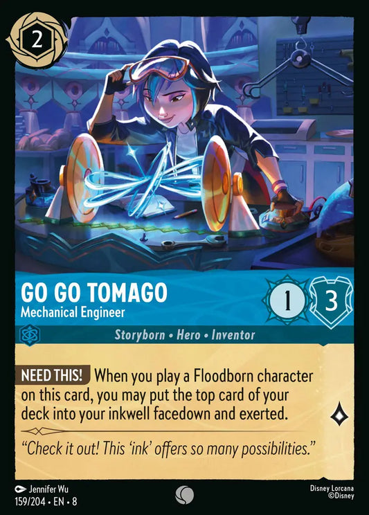 Go Go Tomago - Mechanical Engineer - 159/204 - Common - Reign of Jafar - Disney Lorcana
