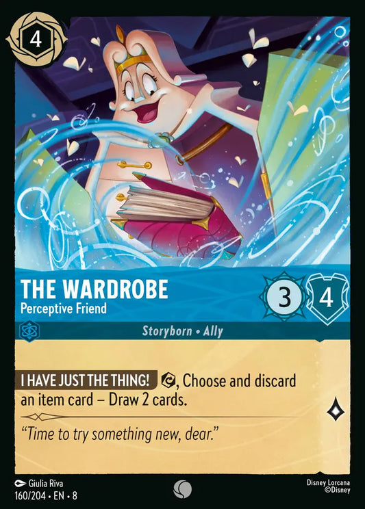 The Wardrobe - Perceptive Friend - 160/204 - Common - Reign of Jafar - Disney Lorcana