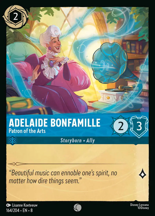 Adelaide Bonfamille - Patron of the Arts - 164/204 - Common - Reign of Jafar - Disney Lorcana