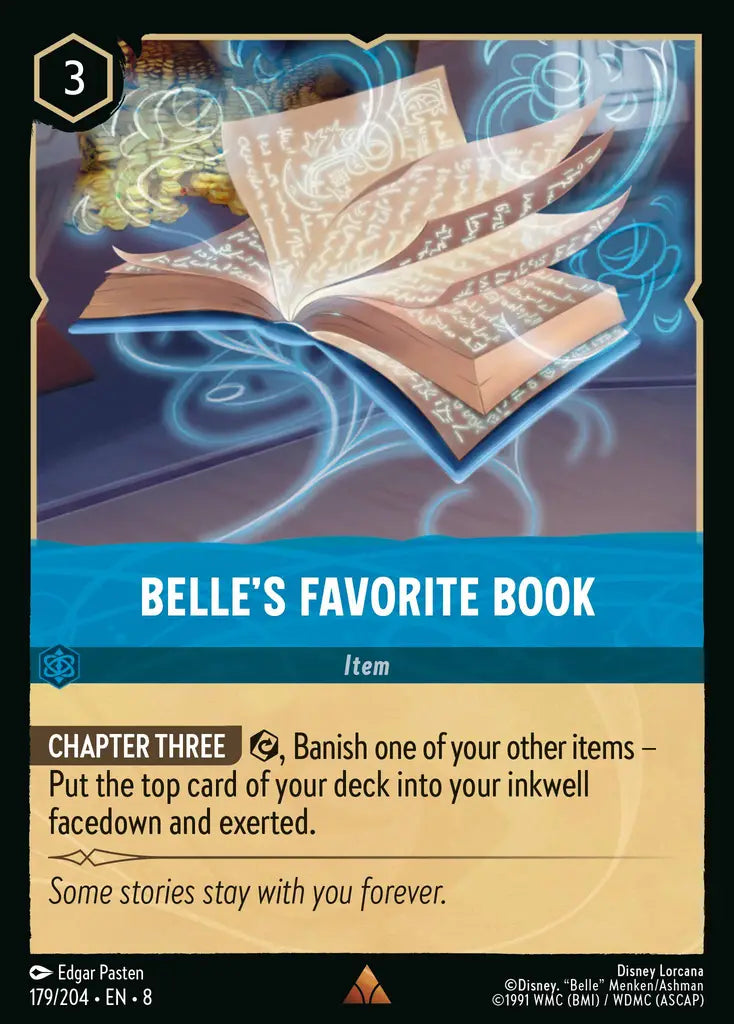 Belle's Favorite Book - 179/204 - Rare - Reign of Jafar - Disney Lorcana