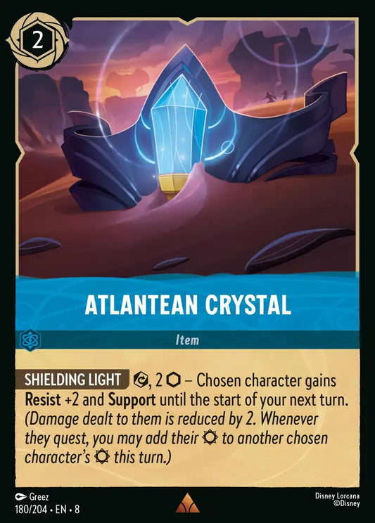 Atlantean Crystal - 180/204 - Rare - Reign of Jafar - Disney Lorcana
