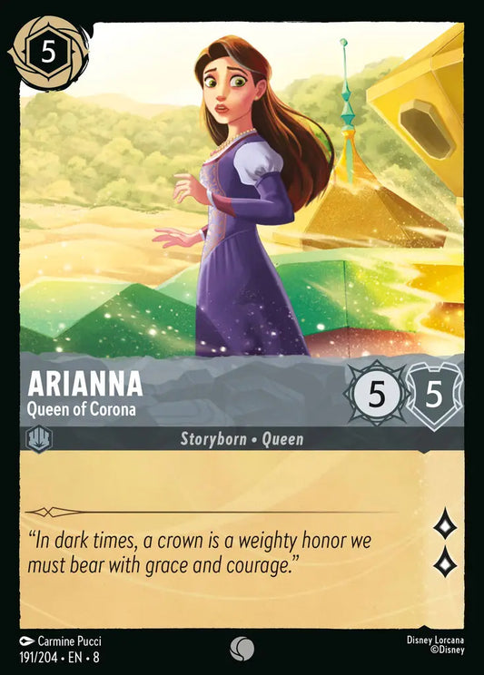 Arianna - Queen of Corona - 191/204 - Common - Reign of Jafar - Disney Lorcana