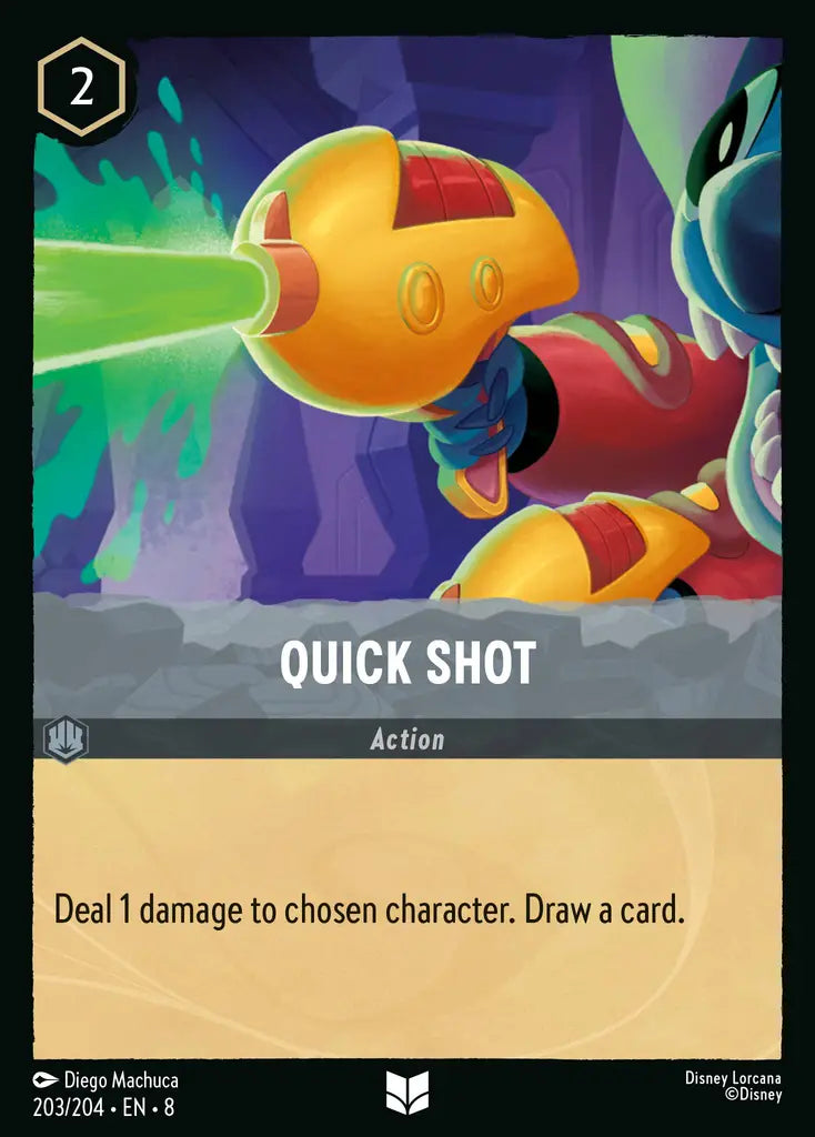 Quick Shot - 203/204 - Uncommon - Reign of Jafar - Disney Lorcana