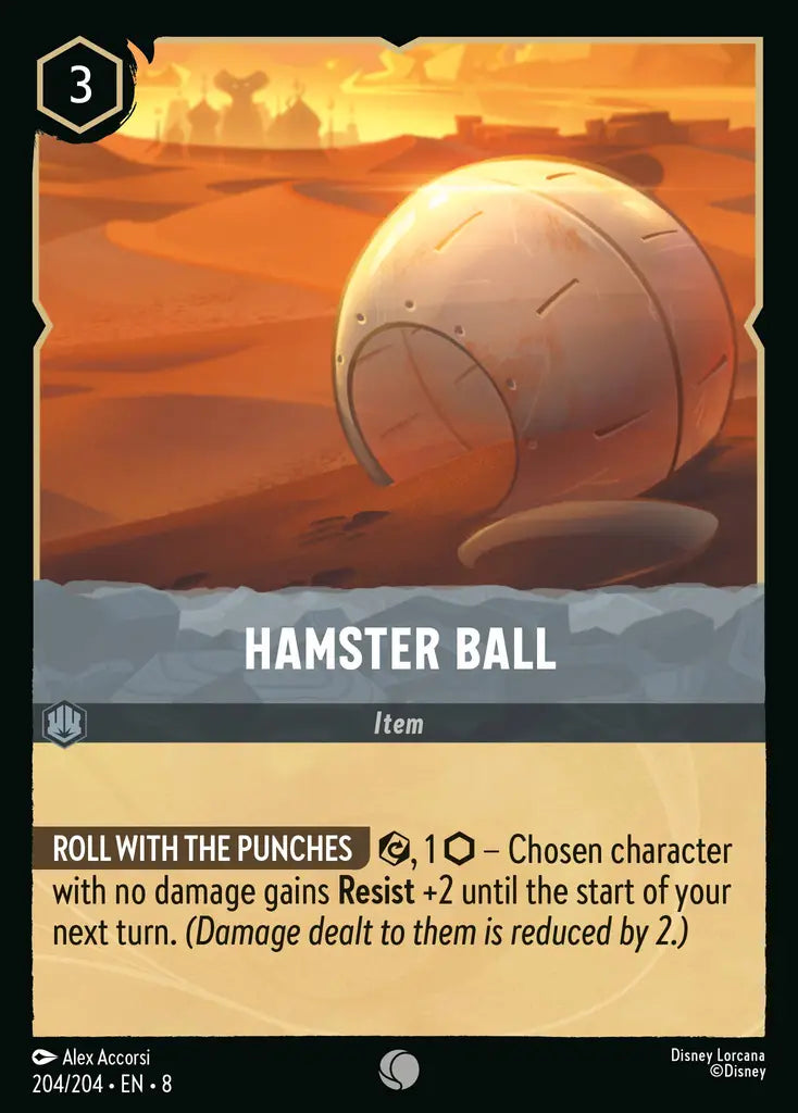 Hamster Ball - 204/204 - Common - Reign of Jafar - Disney Lorcana