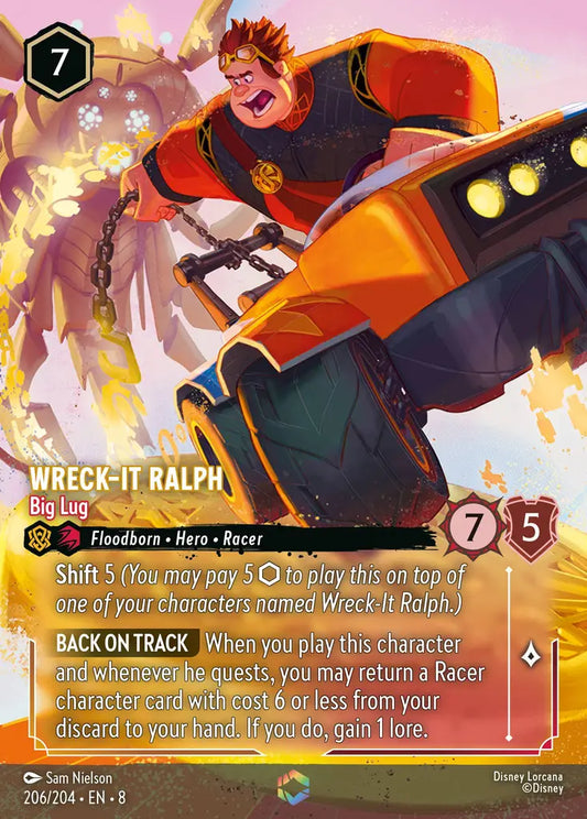Wreck-It Ralph - Big Lug - 206/204 - Enchanted - Reign of Jafar - Disney Lorcana