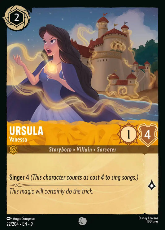 Ursula – Vanessa - 22/204 - Common - Fabled - Disney Lorcana