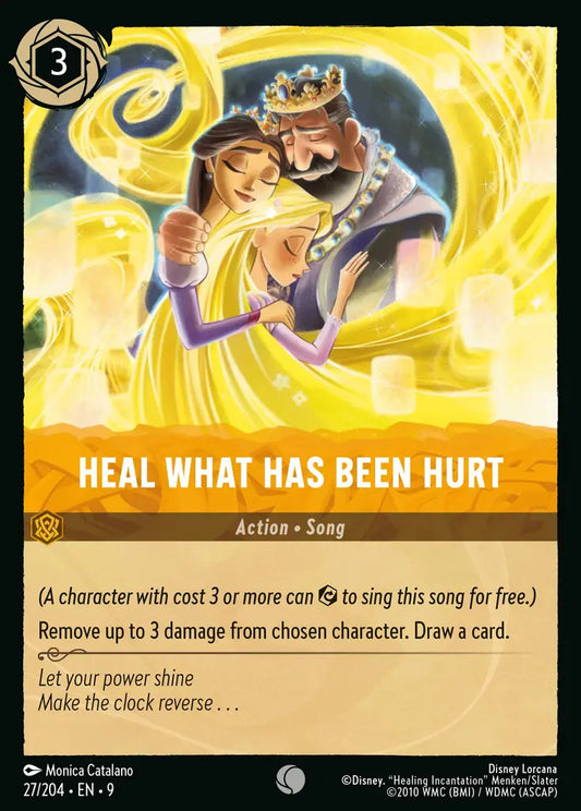 Heal What Has Been Hurt - 27/204 - Common - Fabled - Disney Lorcana