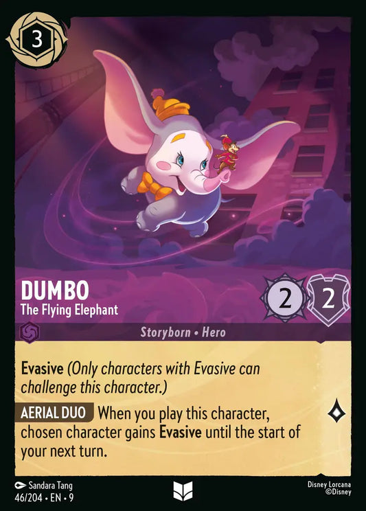 Dumbo - The Flying Elephant - 46/204 - Uncommon - Fabled - Disney Lorcana