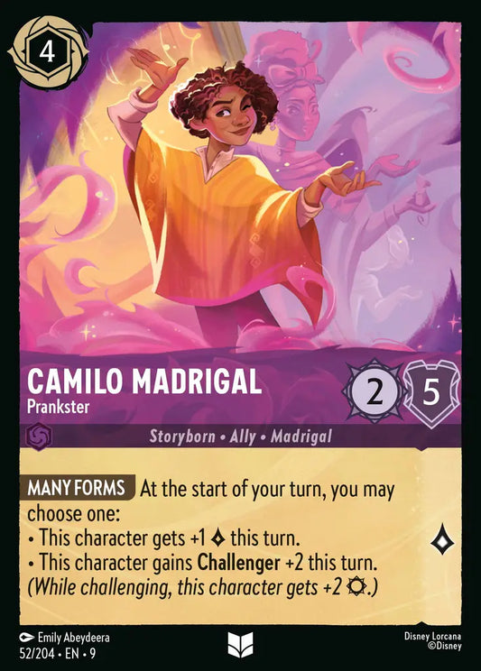 Camilo Madrigal - Prankster - 52/204 - Uncommon - Fabled - Disney Lorcana