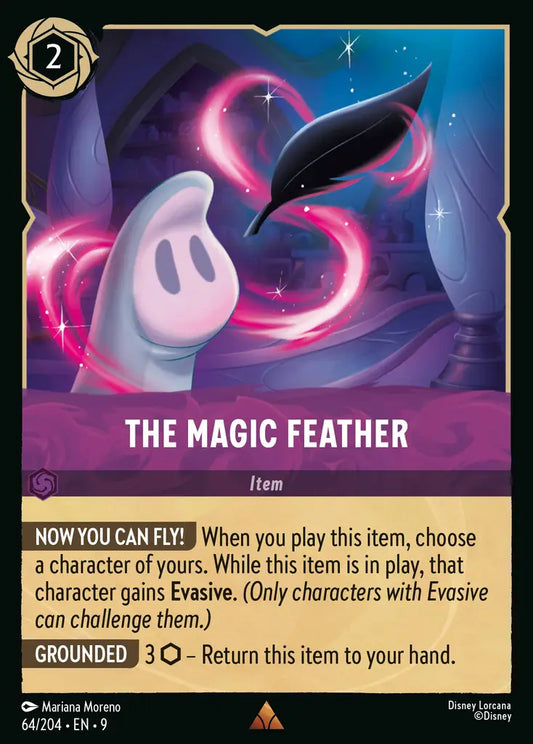 The Magic Feather - 64/204 - Rare - Fabled - Disney Lorcana