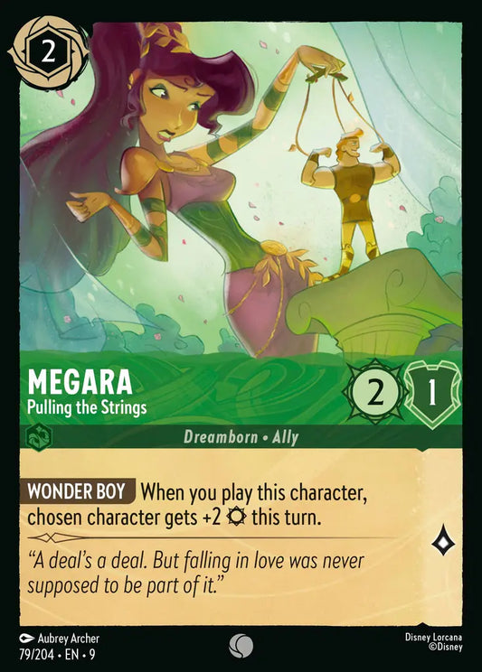 Megara - Pulling the Strings - 79/204 - Common - Fabled - Disney Lorcana