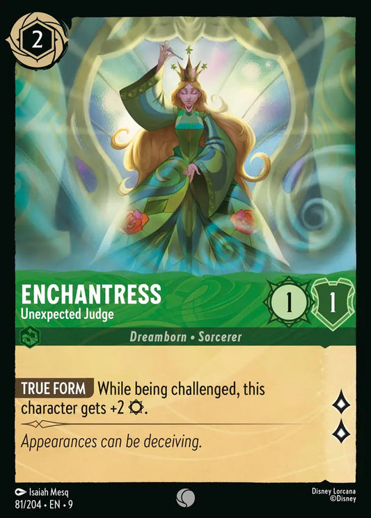 Enchantress - Unexpected Judge - 81/204 - Common - Fabled - Disney Lorcana