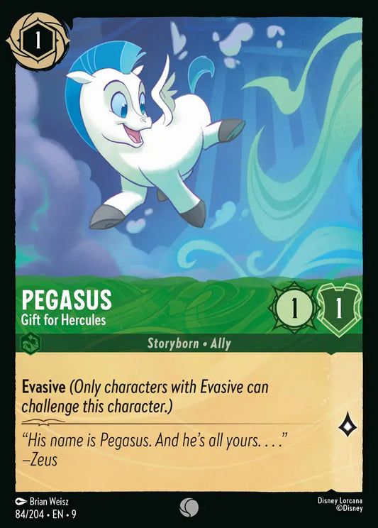 Pegasus - Gift For Hercules - 84/204 - Common - Fabled - Disney Lorcana