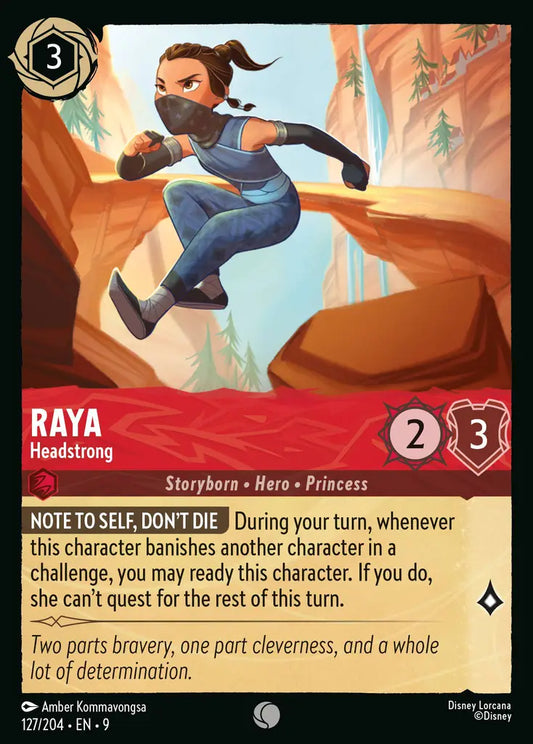 Raya - Headstrong - 127/204 - Common - Fabled - Disney Lorcana