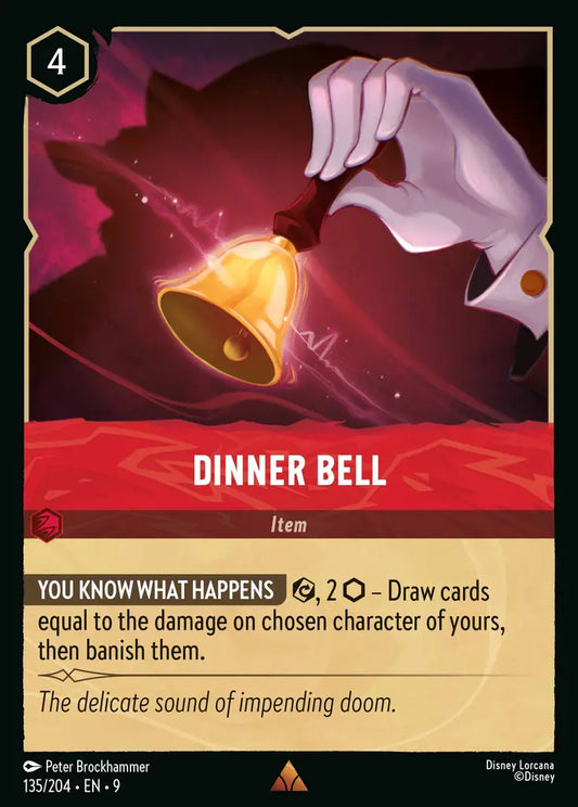 Dinner Bell - 135/204 - Rare - Fabled - Disney Lorcana