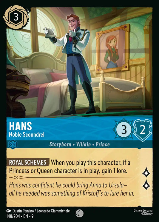 Hans - Noble Scoundrel - 148/204 - Common - Fabled - Disney Lorcana
