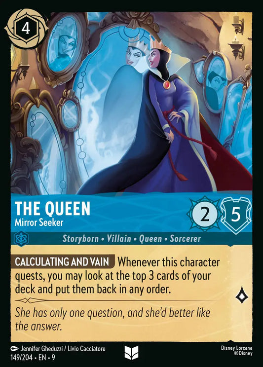 The Queen - Mirror Seeker - 149/204 - Uncommon - Fabled - Disney Lorcana