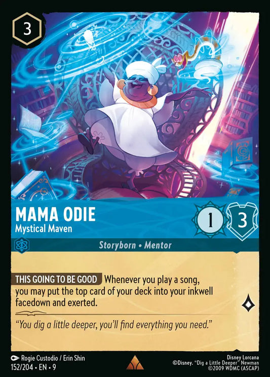 Mama Odie - Mystical Maven - 152/204 - Rare - Fabled - Disney Lorcana