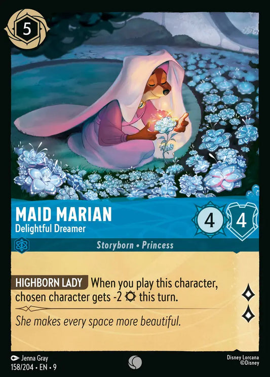 Maid Marian - Delightful Dreamer - 158/204 - Common - Fabled - Disney Lorcana