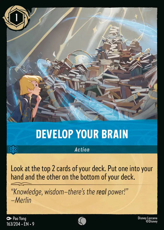 Develop Your Brain - 163/204 - Common - Fabled - Disney Lorcana