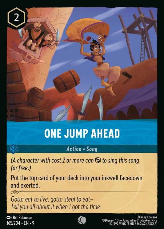 One Jump Ahead - 165/204 - Common - Fabled - Disney Lorcana