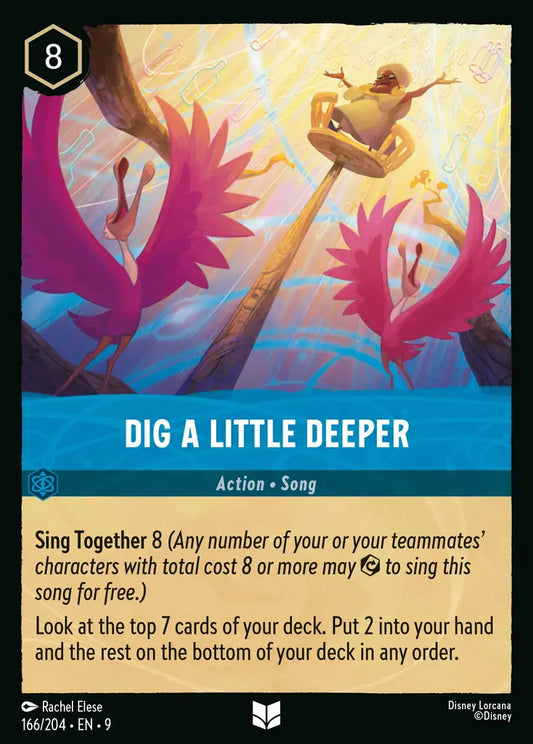 Dig A Little Deeper - 166/204 - Uncommon - Fabled - Disney Lorcana