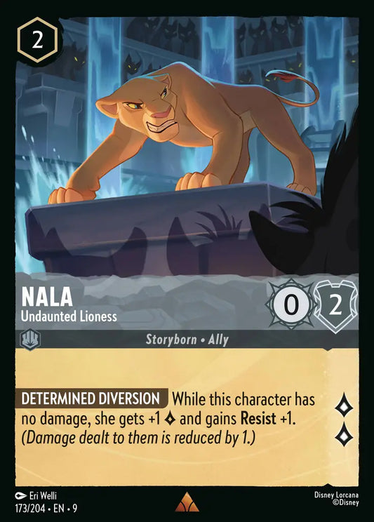 Nala - Undaunted Lioness - 173/204 - Rare - Fabled - Disney Lorcana