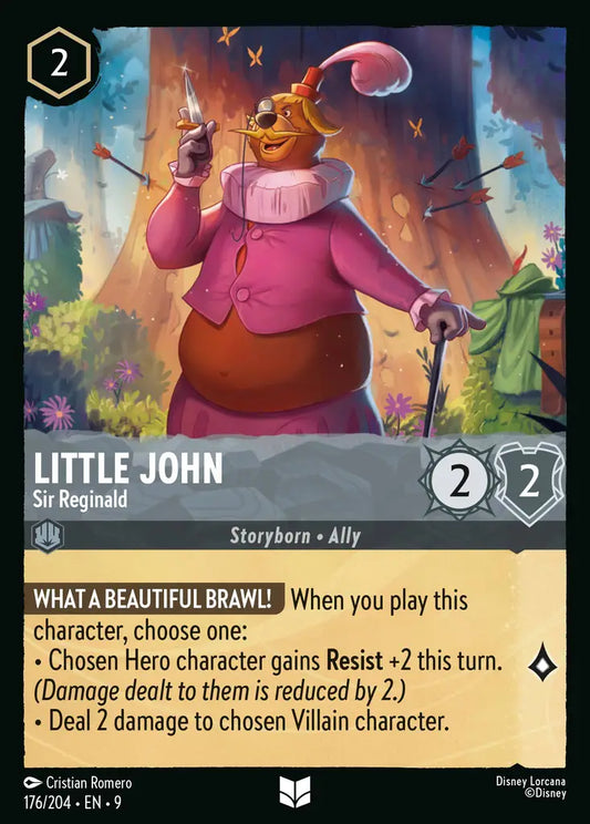 Little John - Sir Reginald - 176/204 - Uncommon - Fabled - Disney Lorcana