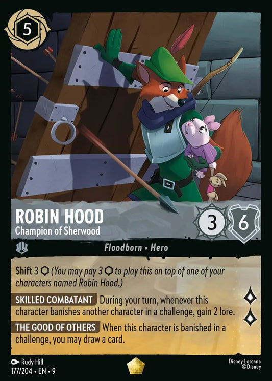 Robin Hood - Champion of Sherwood - 177/204 - Legendary - Fabled - Disney Lorcana
