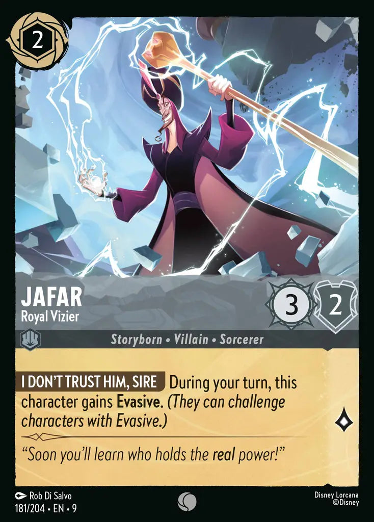 Jafar - Royal Vizier - 181/204 - Common - Fabled - Disney Lorcana