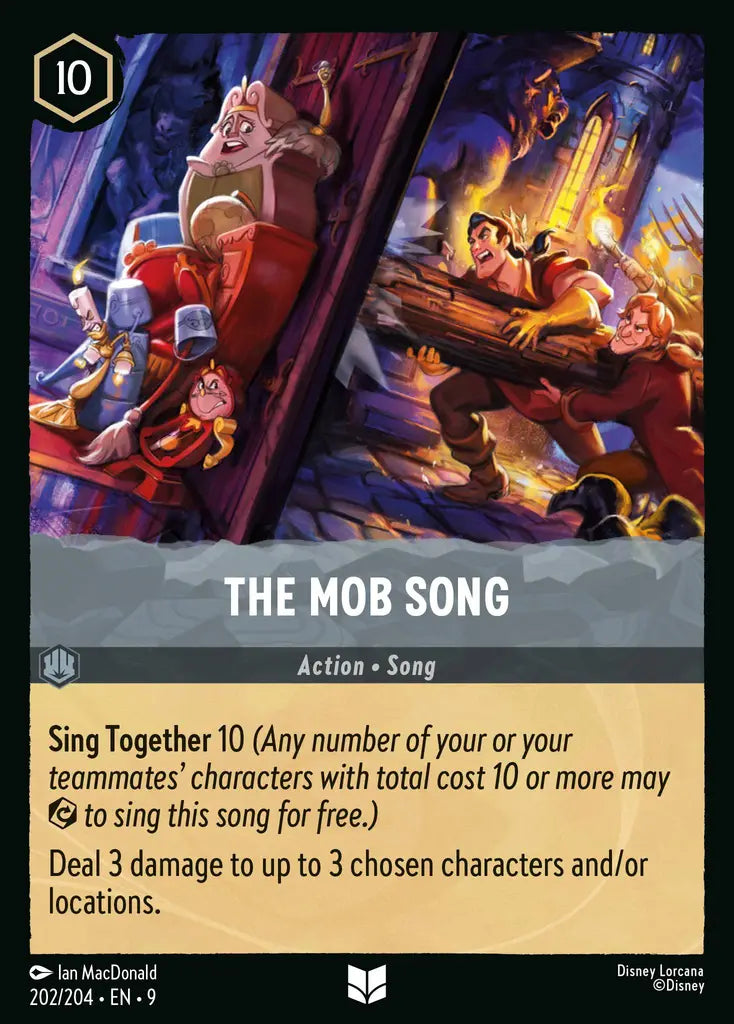The Mob Song - 202/204 - Uncommon - Fabled - Disney Lorcana