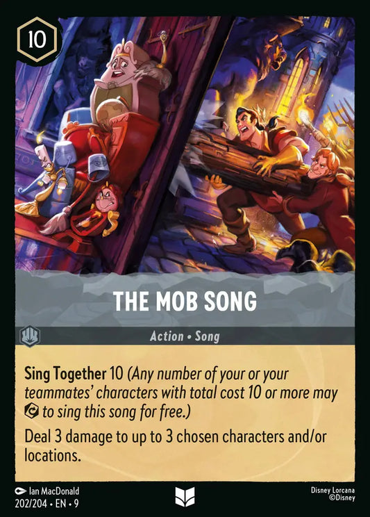 The Mob Song - 202/204 - Uncommon - Fabled - Disney Lorcana