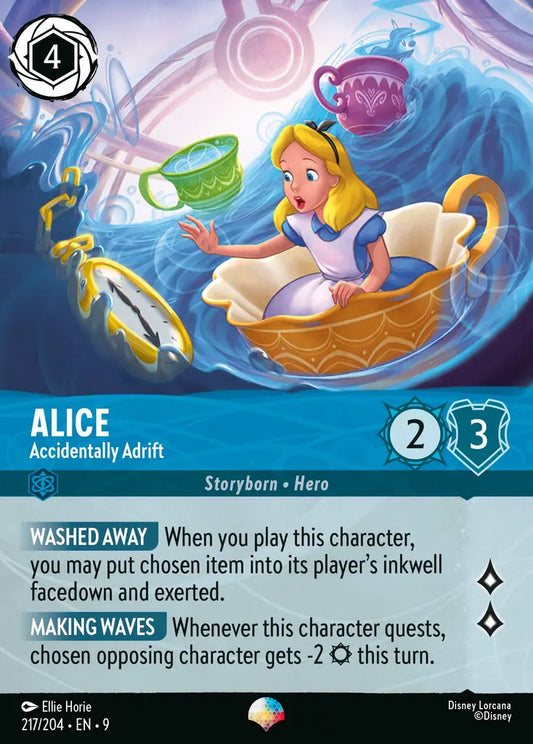 Alice - Accidentally Adrift - 217/204 - Epic - Fabled - Disney Lorcana