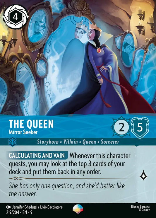 The Queen - Mirror Seeker - 219/204 - Epic - Fabled - Disney Lorcana