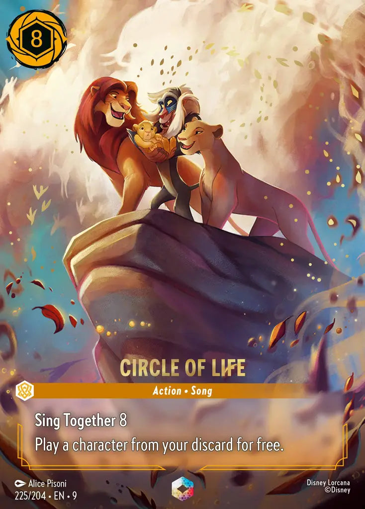 Circle of Life - 225/204 - Enchanted - Fabled - Disney Lorcana