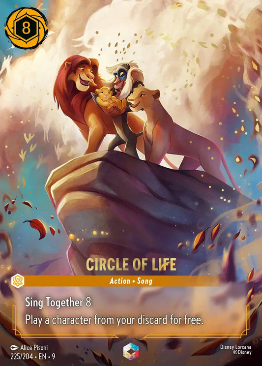 Circle of Life - 225/204 - Enchanted - Fabled - Disney Lorcana
