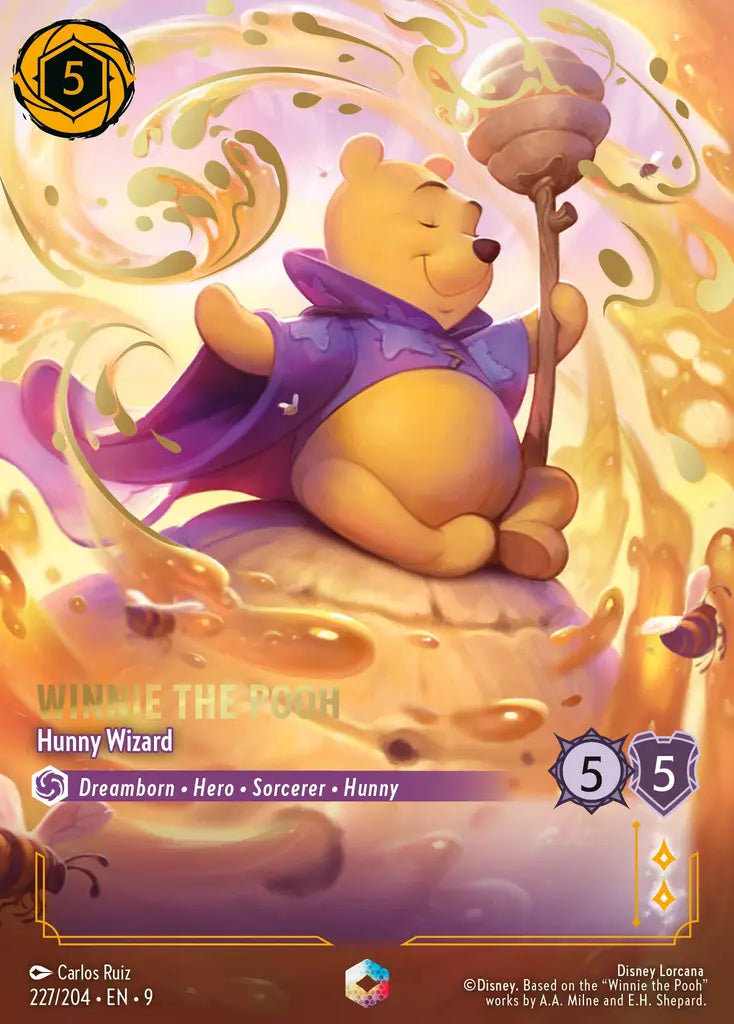 Winnie the Pooh - Hunny Wizard - 227/204 - Enchanted - Fabled - Disney Lorcana