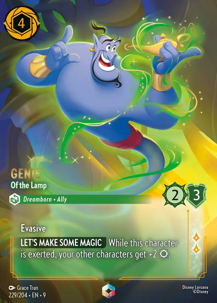 Genie - Of the Lamp - 229/204 - Enchanted - Fabled - Disney Lorcana