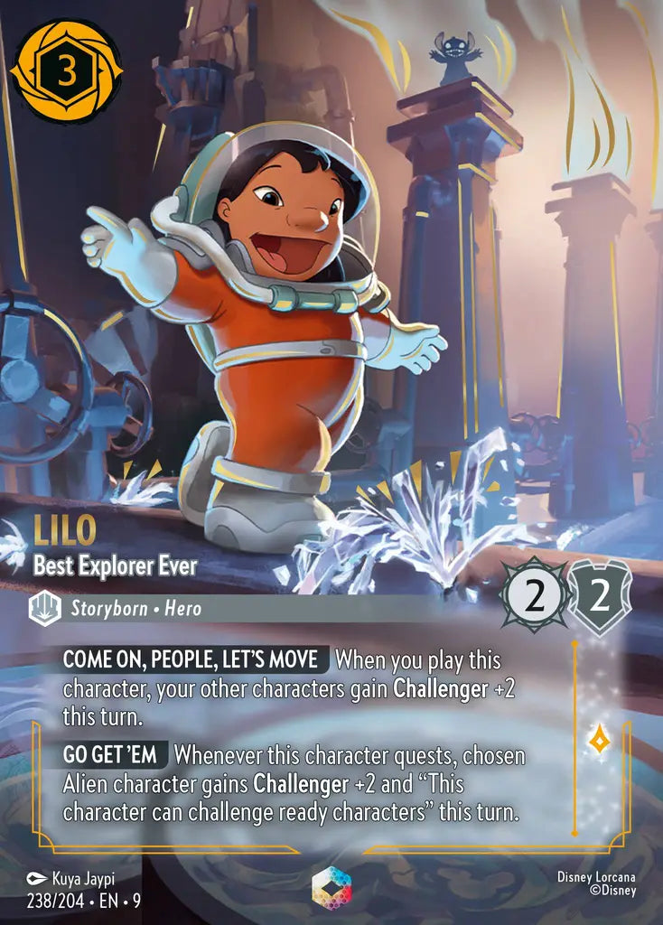 Lilo - Best Explorer Ever - 238/204 - Enchanted - Fabled - Disney Lorcana