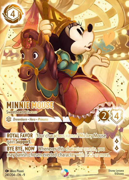 Minnie Mouse - Sweetheart Princess - 241/204 - Iconic - Fabled - Disney Lorcana