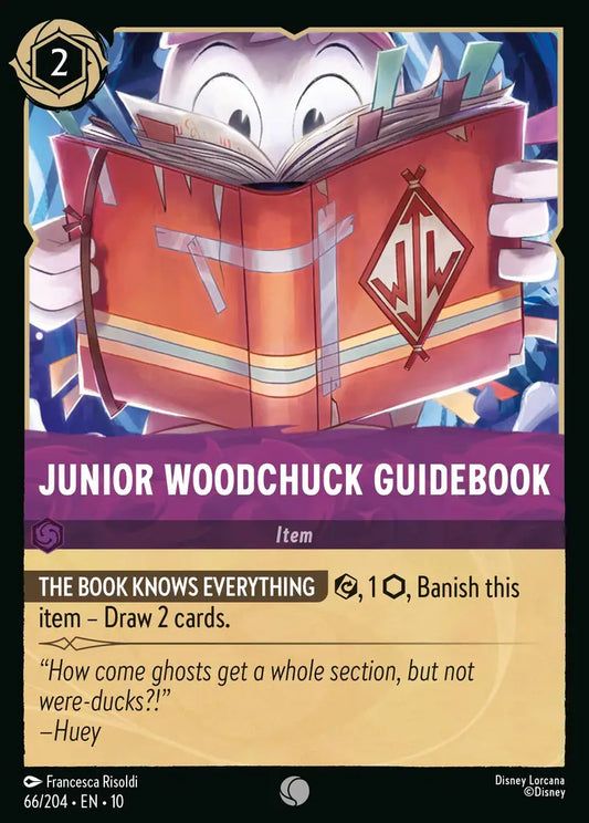 Junior Woodchuck Guidebook - 66/204 - Common - Whispers in the Well - Disney Lorcana