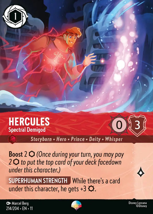 Hercules - Spectral Demigod - 214/204 - Epic - Winterspell - Disney Lorcana